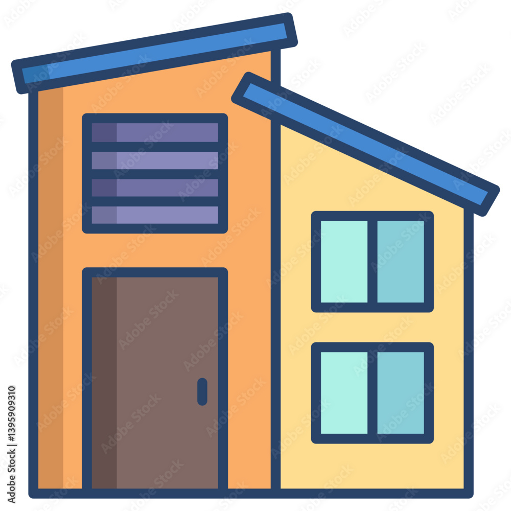 Linear color House icon Linear color House icon