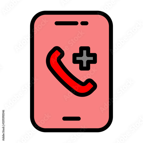 Mobility Support Vector Filled Icon Design 