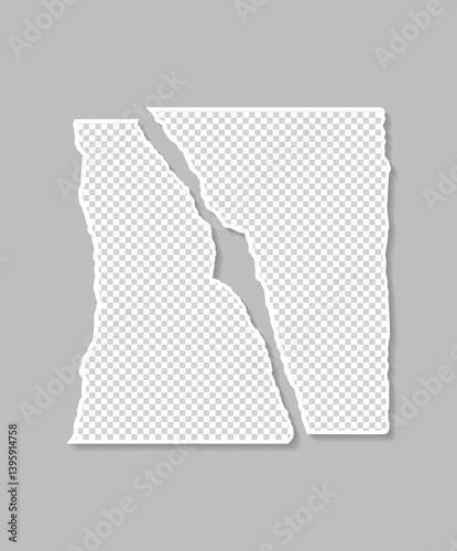 Empty a different shadowed picture frame.  Create a realistic mockup of a photo card frame