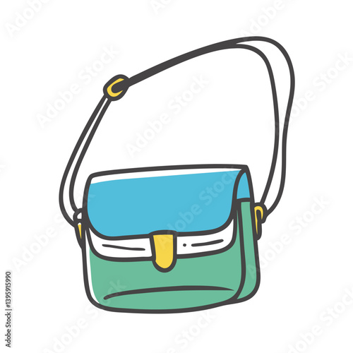 crossbody bags icon, crossbody bags vector illustration-simple illustration of crossbody bags, perfect for crossbody bags logos and icons