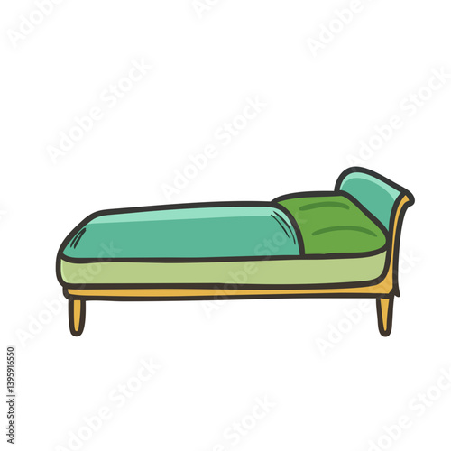 daybed icon, daybed vector illustration-simple illustration of daybed, perfect for daybed logos and icons