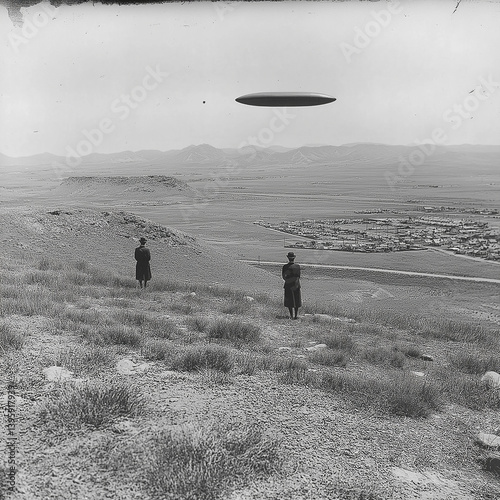 19th Century Prairie with UFO Encounter