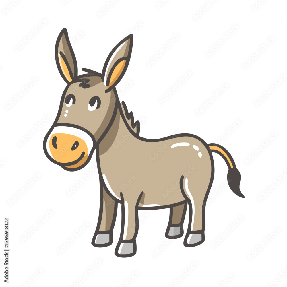 donkey icon, donkey vector illustration-simple illustration of donkey, perfect for donkey logos and icons donkey icon, donkey vector illustration-simple illustration of donkey, perfect for donkey logos and icons