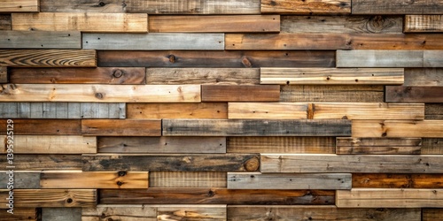 Wallpaper Mural Rustic Reclaimed Wood Paneling A Textured Background of Varied Tones and Grains Torontodigital.ca