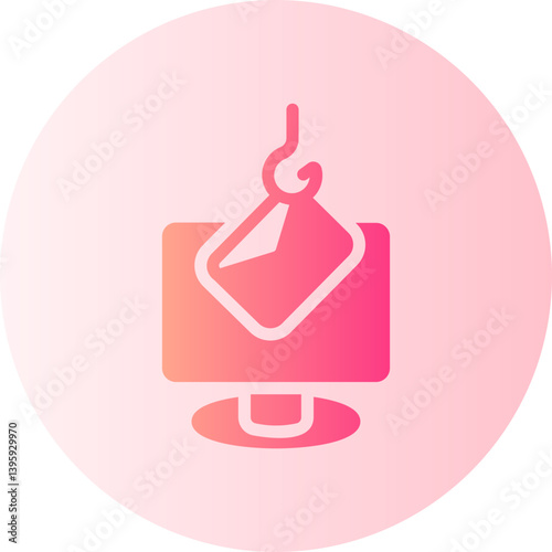 Phishing gradient icon