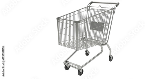 Isolated Shopping Cart