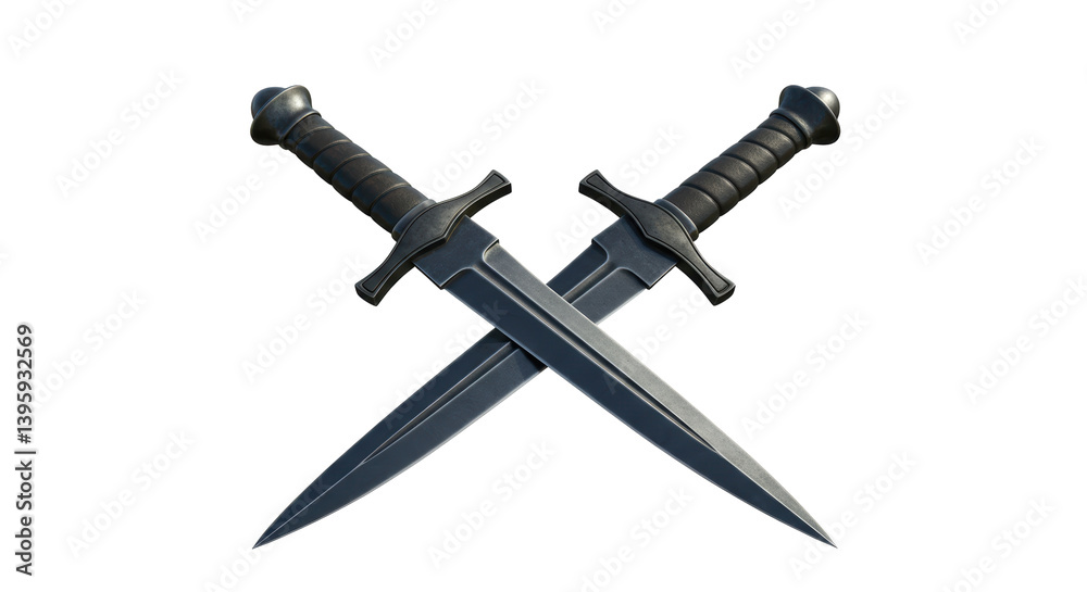 Isolated Crossed Swords Isolated Crossed Swords