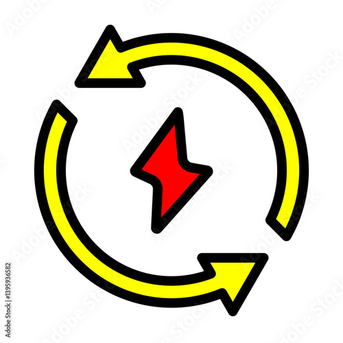 Renewable Vector Filled Icon Design Free Download Renewable Vector Filled Icon Design - GFXLoad
