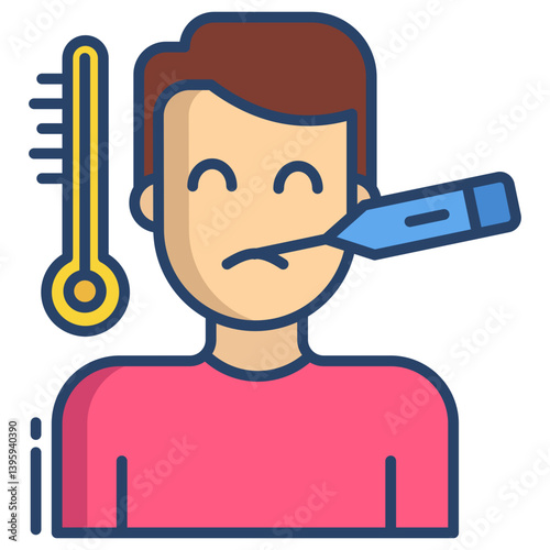 Linear color Keto Flu icon