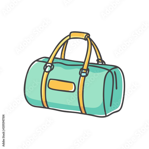 duffel bags icon, duffel bags vector illustration-simple illustration of duffel bags, perfect for duffel bags logos and icons