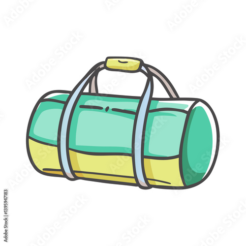 duffel bags icon, duffel bags vector illustration-simple illustration of duffel bags, perfect for duffel bags logos and icons