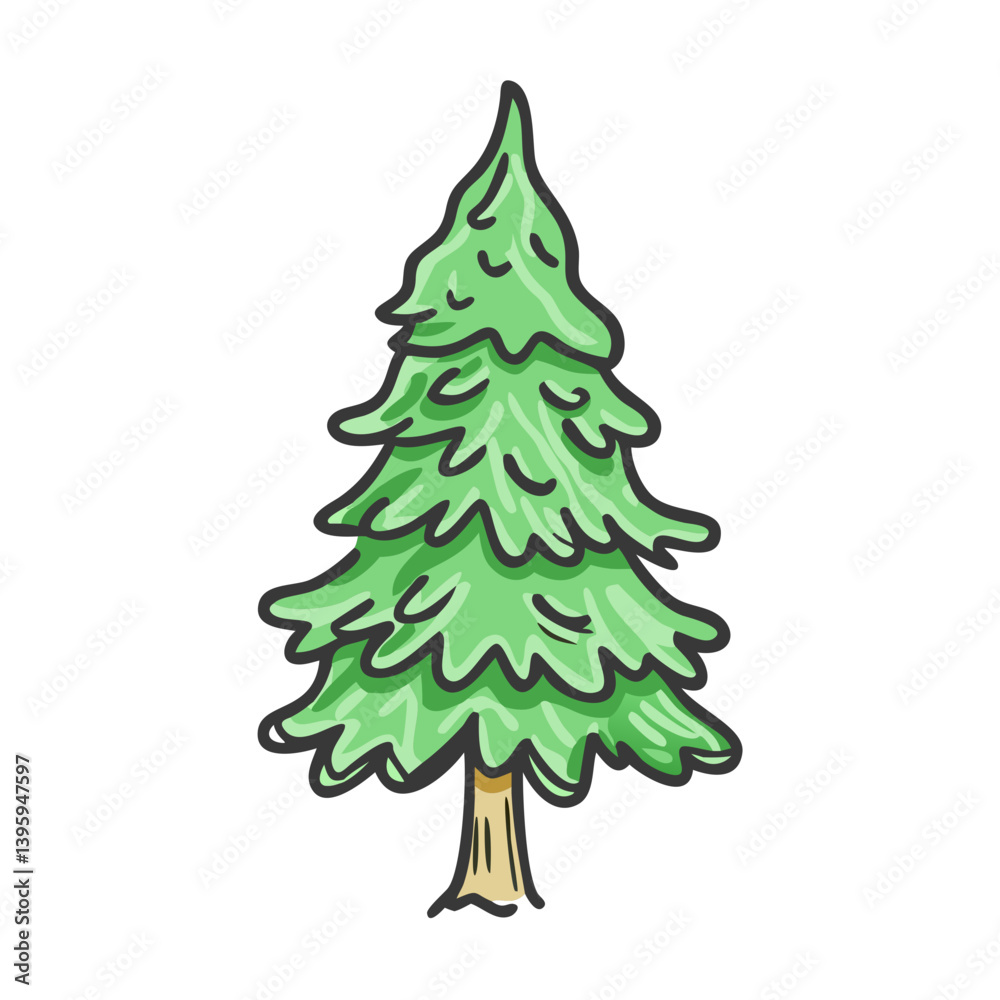 douglas fir tree icon, douglas fir tree vector illustration-simple illustration of douglas fir tree, perfect for douglas fir tree logos and icons douglas fir tree icon, douglas fir tree vector illustration-simple illustration of douglas fir tree, perfect for douglas fir tree logos and icons