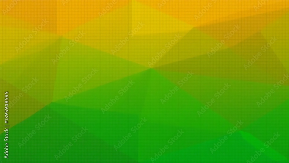 Abstract green and orange geometric background. Generative Ai. Abstract green and orange geometric background. Generative Ai.