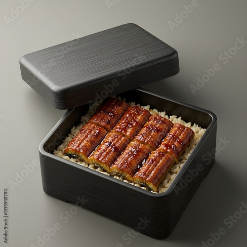 Japanese-style Grilled Eel Bento Box - Japanese Unajū photo