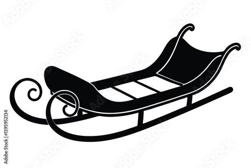 sled vector icon