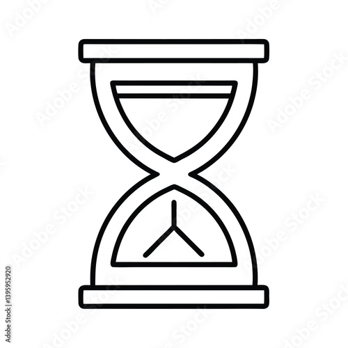 hourglass vector illustration