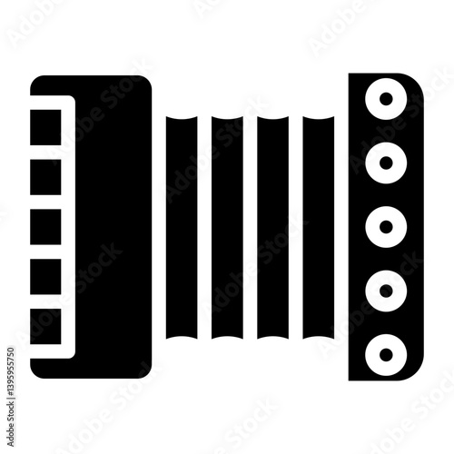 Accordion line icon