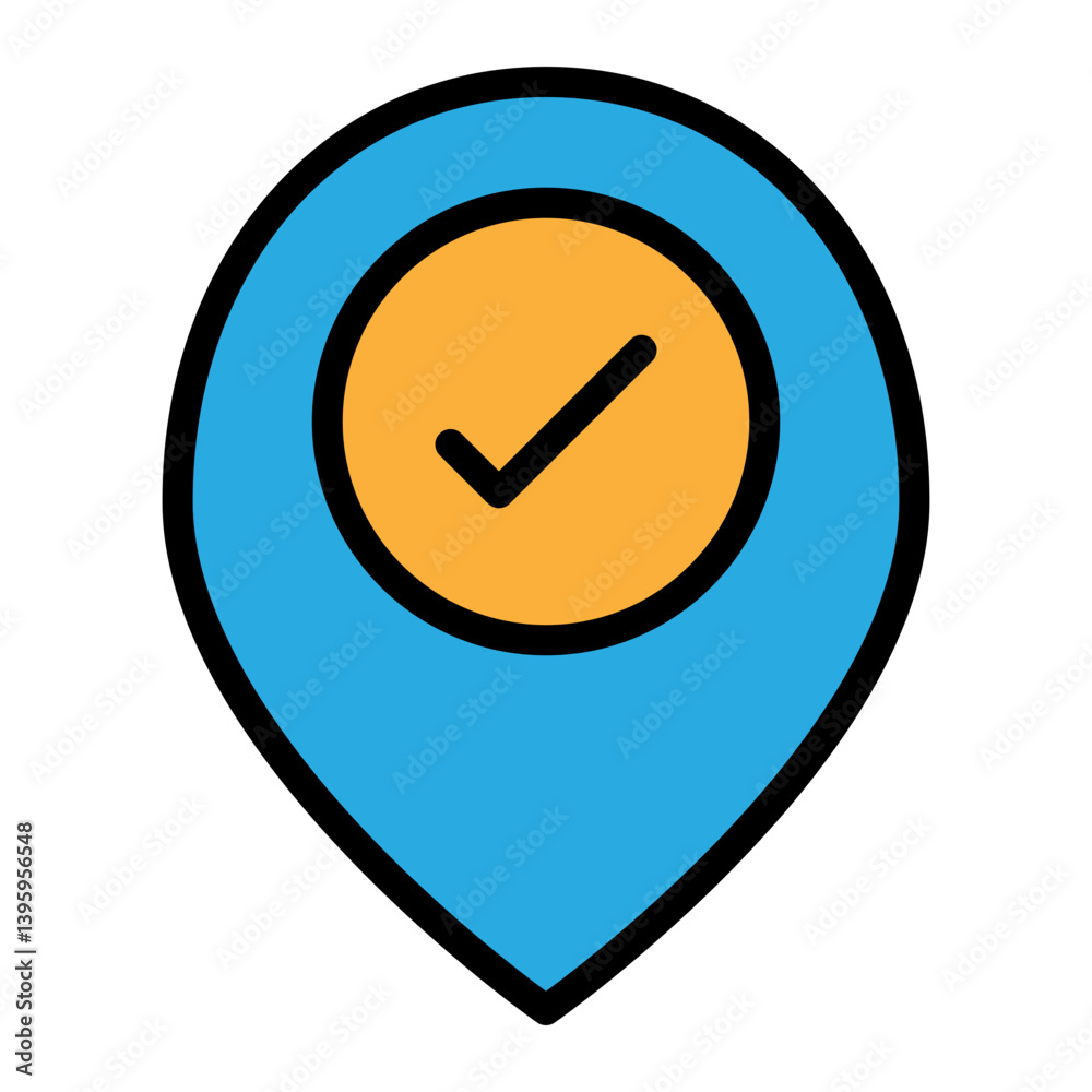 Landmark Vector Filled Icon Design Landmark Vector Filled Icon Design