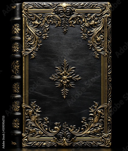 The old Leather Book Cover