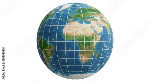 Fototapeta Naklejka Na Ścianę i Meble -  Isolated Earth