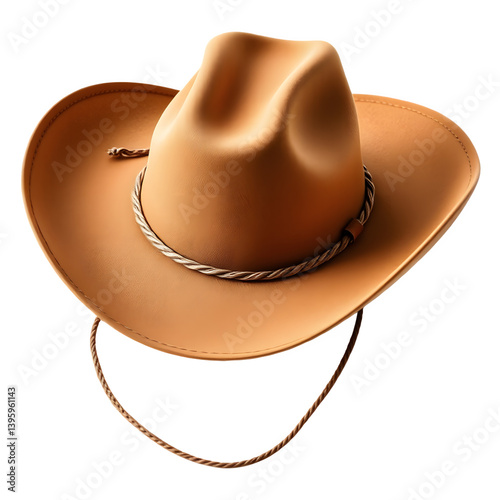 Tan Cowboy Hat Close-Up