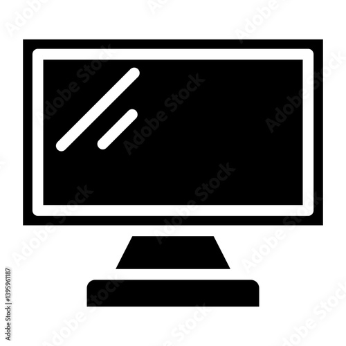 Monitor line icon