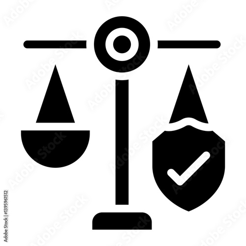 Defense Attorney line icon