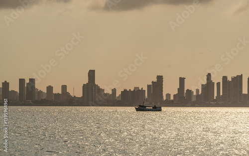 Vista de Belém do Pará da Ilha das Onças em Barcarena