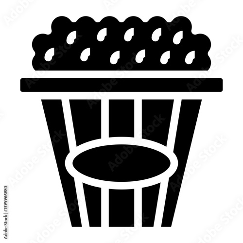 Popcorn line icon