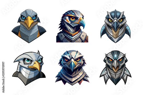 Falcon, Esport vector logo eagle illustration mascot colorful concept Eagle hawk falcon