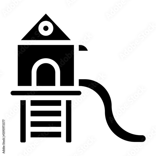 Playground line icon