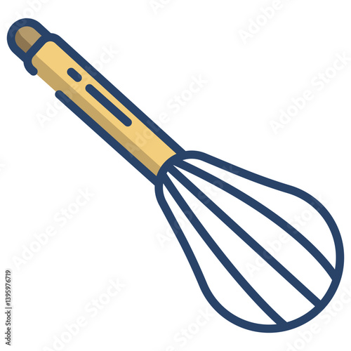Linear color Whisk icon