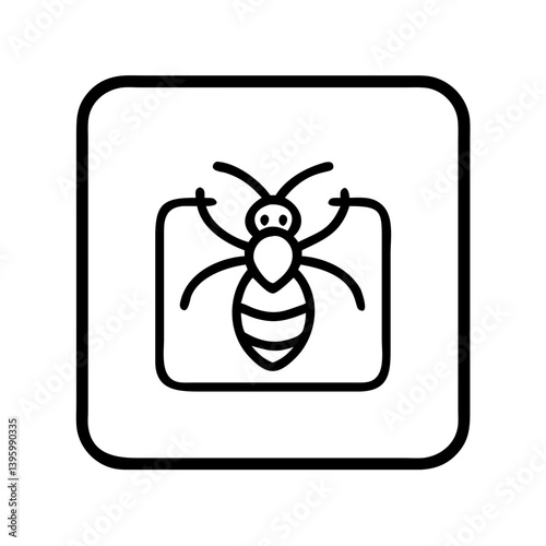 Bee Animal outline Icons