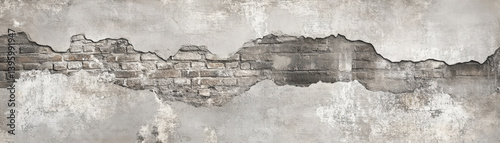 Distressed Wall Texture: An artful close-up presents a weathered wall, revealing layers of texture and age, a testament to the passage of time.