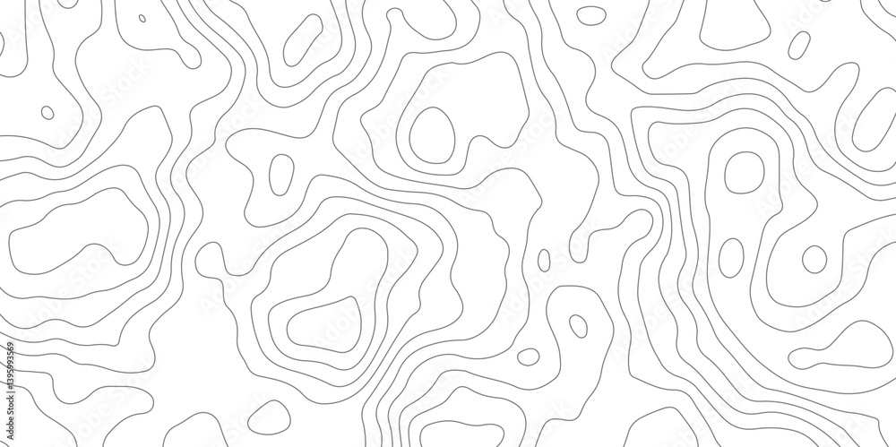 Fototapeta premium Abstract topographic contours map background, Topography map background. Vector geographic contour map