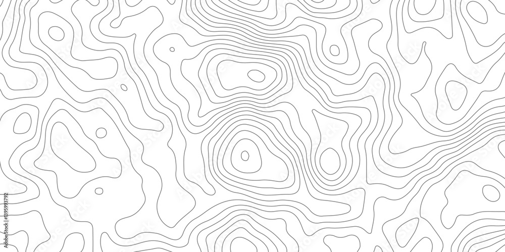 Fototapeta premium Abstract topographic contours map background, Topography map background. Vector geographic contour map