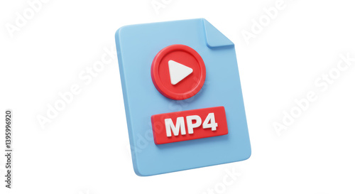 Free Download Isolated MP4 File Icon - GFXLoad