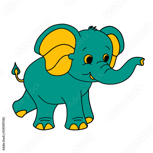 funny elephant cartoon