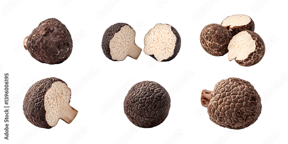Pack Truffle Set in Different Poses on Transparent Background for Gourmet, Chocolate, and Culinary-Themed Designs Pack Truffle Set in Different Poses on Transparent Background for Gourmet, Chocolate, and Culinary-Themed Designs