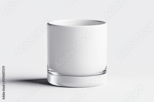 Wallpaper Mural Empty white tumbler with clear base Torontodigital.ca