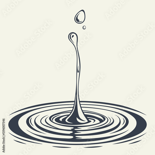 Water drop integrated with a slim silhouette