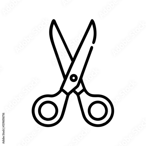 Scissors Icon for Creativity and Crafting Topics