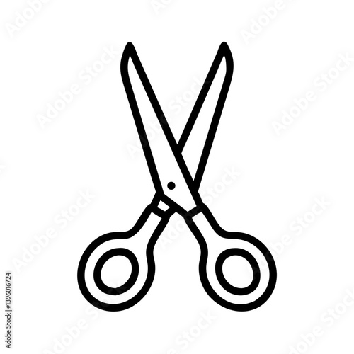 Scissors Icon for Creativity and Crafting Topics