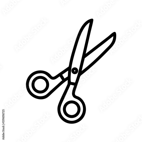 Scissors Icon for Creativity and Crafting Topics