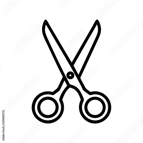 Scissors Icon for Creativity and Crafting Topics