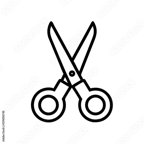 Scissors Icon for Creativity and Crafting Topics