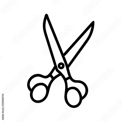 Scissors Icon for Creativity and Crafting Topics