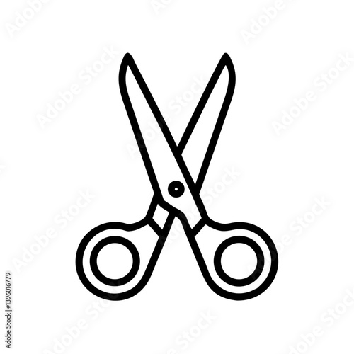 Scissors Icon for Creativity and Crafting Topics
