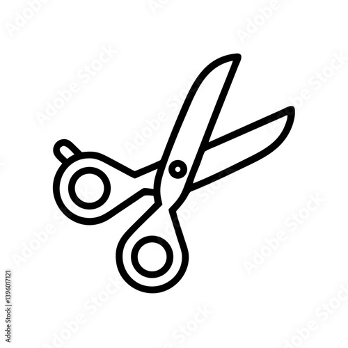 Scissors Icon for Creativity and Crafting Topics