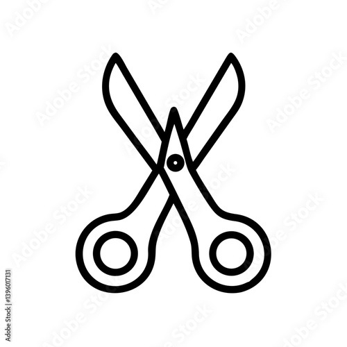 Scissors Icon for Creativity and Crafting Topics